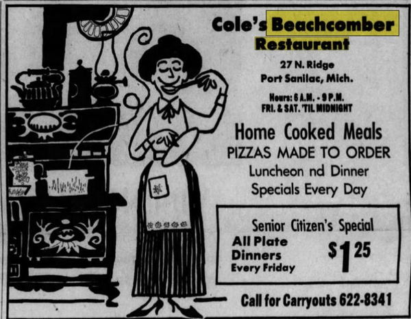 Sanilac Coffee (Coles Beachcomber Restaurant, Split Enz) - Oct 1972 Nice Ad